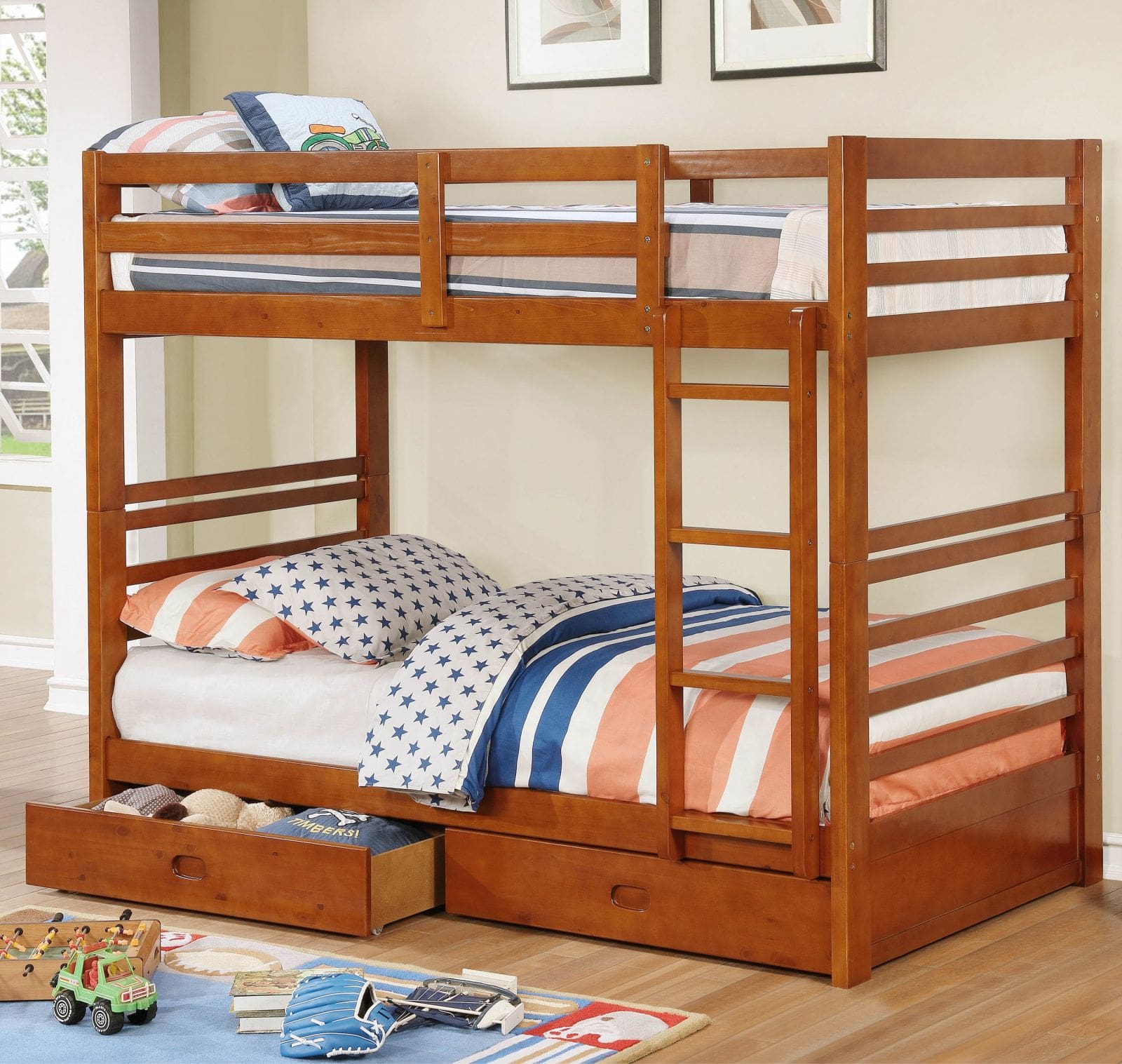 giường tầng gỗ