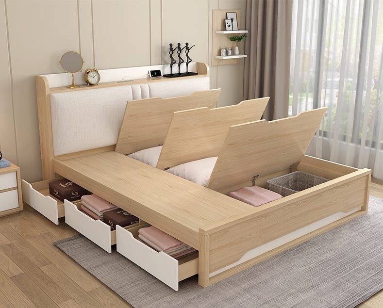giường gỗ giá rẻ