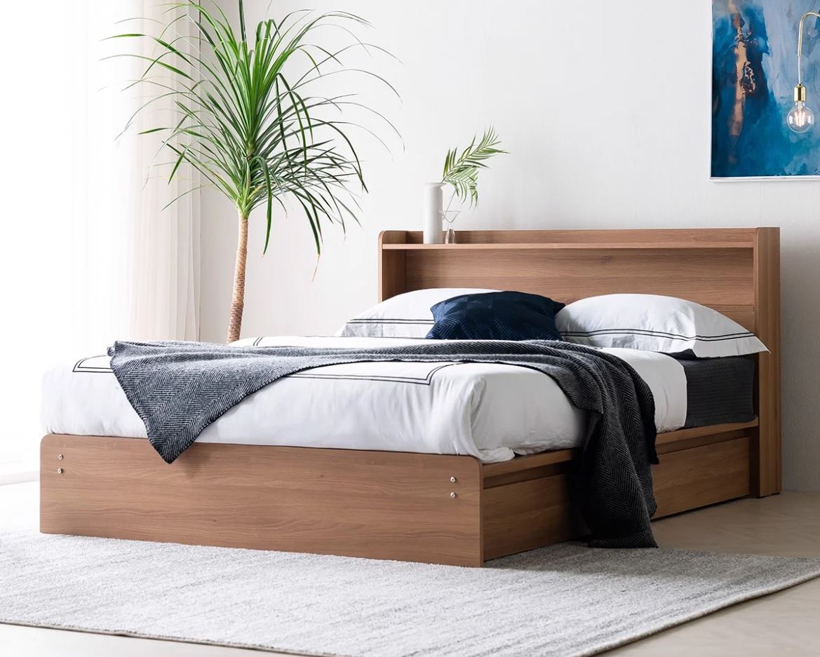 giường gỗ công nghiệp