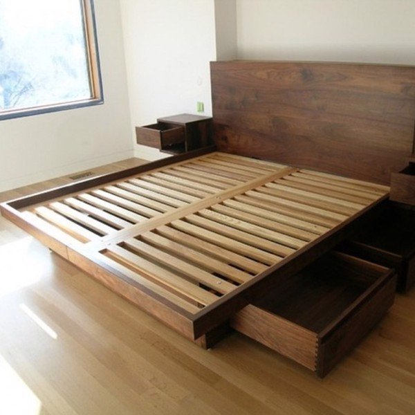 cách lắp giường gỗ công nghiệp