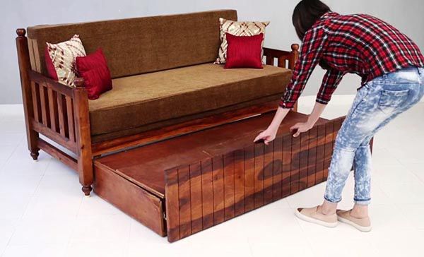 ghế sofa giường gỗ